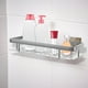 thumbnail image 1 of Estante de pared para artículos de tocador | Organizador de baño de aleación de aluminio inoxidable | Instalación adhesiva sin taladros | Estantes desmontables para ducha y cocina, 1 of 3