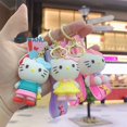 thumbnail image 2 of Llavero Sanrioed Kawaii de Hello Kitty, llavero de coche Cinnamoroll de dibujos animados, colgante, decoración de mochila escolar, regalos para amigos Fivean unisex, 2 of 2