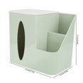 thumbnail image 4 of Porte-Mouchoirs, Boîte de Rangement Télécommande Saine et Durable, Multifonctionnelle pour Bureau à Domicile Vert, 4 of 8