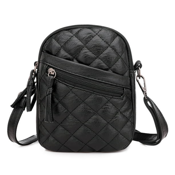 Bolso cruzado de cuero pu para mujer cartera simple de color ehuebsd solido de verano multicapa tendencia 2020