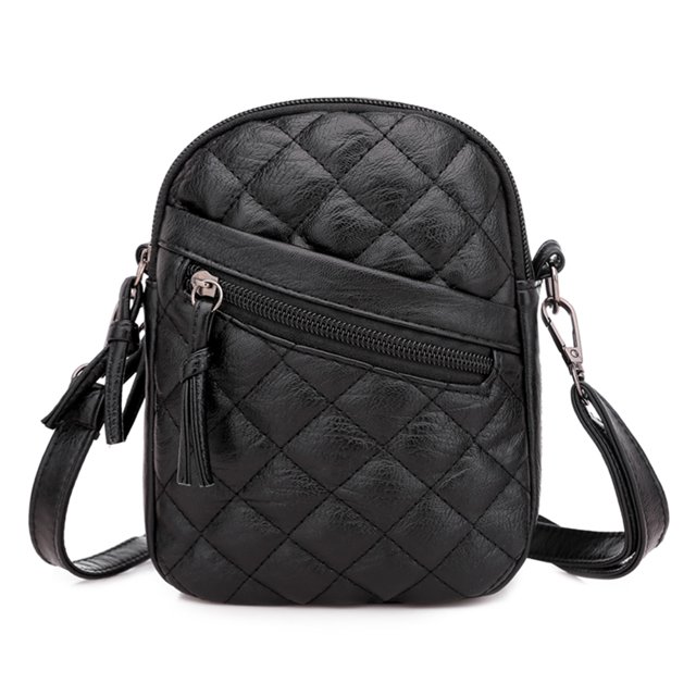 Sywqhk Bolso De Mano De Mensajero Multibolsillo De Moda Bolso De Hombro De Pu Suave (Negro) Sywqhk Para estrenar