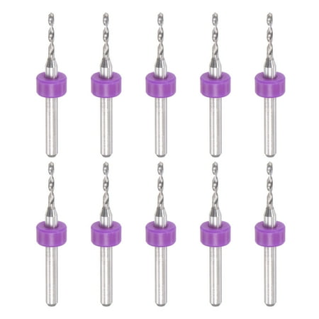 

Uxcell 1/8 Shank 1.55mm Tungsten Carbide CNC Engraving Micro PCB Drill Bits Set 10 Pack