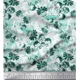 thumbnail image 1 of Soimoi Cotton Duck Fabric Swirl,Leaves & Floral Artistic Print Fabric by the Yard 42 Inch Wide, 1 of 1