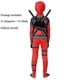 thumbnail image 4 of Disfraz de superhéroe Deadpool para niños, disfraz de fiesta de Halloween para niños, A7-8 años, 4 of 5