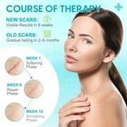 Medical-Grade Silicone Silicone Scar Sheets,Reusable & Breathable Silicone Scar Tape 1.6x 60,Visible Scar Reduction after 2-6 Months