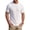 White, variant on RICHCOIN Men's Ribbed Knit Crewneck T-Shirts Short Sleeve Textured Solid Casual Tee