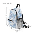 thumbnail image 3 of FORMRS School Backpack with Front Zippered Pocket 12" Student Travel Daypack, Blue Butterfly, 3 of 6