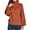 Brick Red, variant on Oversized Sweaters for Women Turtleneck Sweater Drop Shoulder Knit Long Lantern Sleeve Pullover Sweater