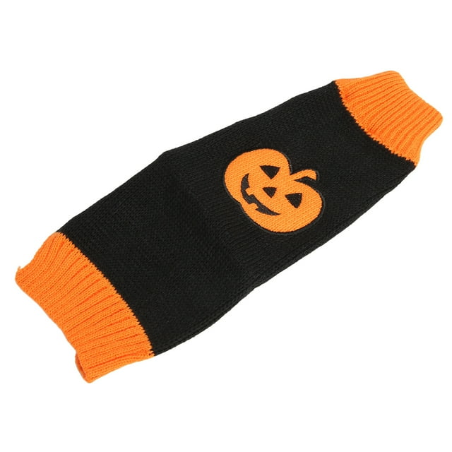 Dog Halloween Sweater, Soft Comfortable Pet Warm Cloth Pumpkin Pattern Dog Autumn Winter Dog Jacket Halloween Dog Cloth For Halloween Party Birthday Party