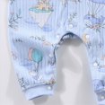 thumbnail image 7 of CAUYDY Clothes for Baby Boys Newborn Sleepers 3 6 9 12 18 24 Months Preemie Long Sleeve Bodysuit Fall Winter Infant Boy Cute Romper Toddler Pajamas Sky Blue for Sizes 3-6 Months, 7 of 7