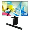 Samsung QN65Q80TA 65" Ultra High Definition 4K QLED Quantum HDR Smart TV with a Samsung HW-T650 Bluetooth Soundbar with Dolby Audio Wireless Subwoofer (2020)