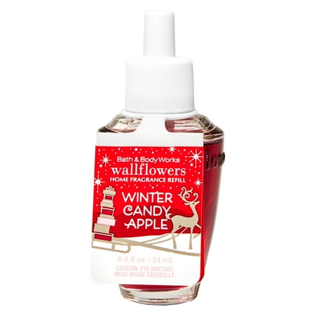 Bath and Body Works WINTER CANDY APPLE Wallflowers Fragrance Refill 0.8 Fluid Ounce