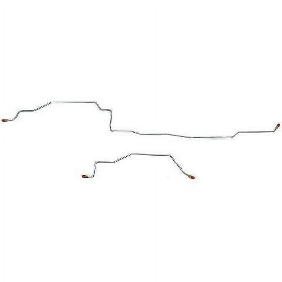 94-01 Dodge Ram 1500 Rear Axle Brake Lines; Pickup Truck; Steel WRA9401OM