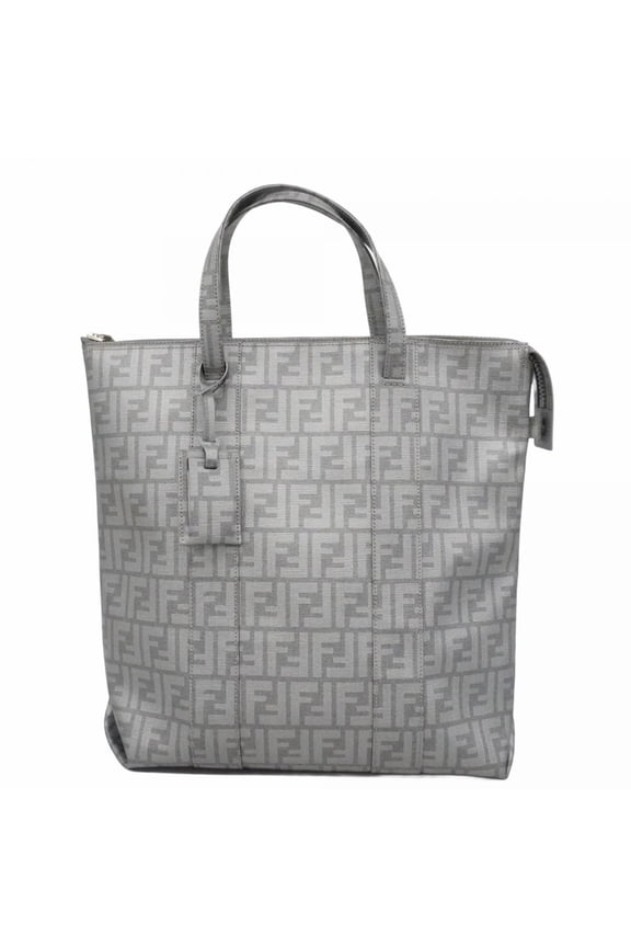 Pre-Owned Fendi Zucca grey tote bag for men