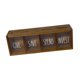 thumbnail image 2 of Hucha de madera para niños, caja de dinero resistente para decoración del hogar, alcancía de pared para cambio de monedas, ideal para el dormitorio de Marrón, 2 of 8