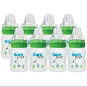 Bornfree Natural Feeding Deco Bottle - Slow Flow - 5 oz - Pack of 8