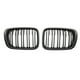 thumbnail image 3 of Riwesomey 1 par de parrillas de coche parachoques delantero parrillas de plástico reemplazo de parrillas de riñón para E46 Automoción decorativa y accesorios No.02, 3 of 8