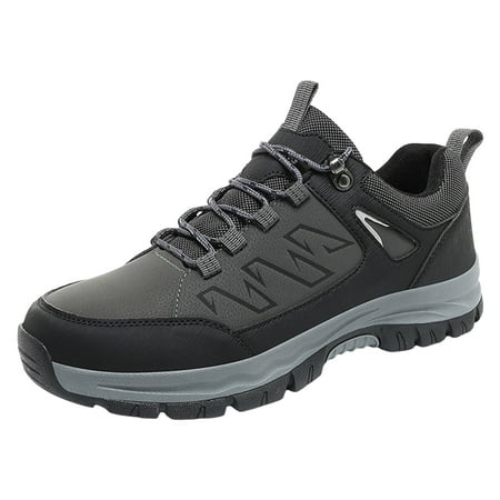 

Povozer Men s Casual Athletic Shoes Lifestyle Walking Tennis Shoes Workout Fashion Sneakers for Men(Gray 8.5)