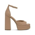 thumbnail image 2 of INC Womens Arya Faux Suede Peep-Toe Platform Sandals, 2 of 3