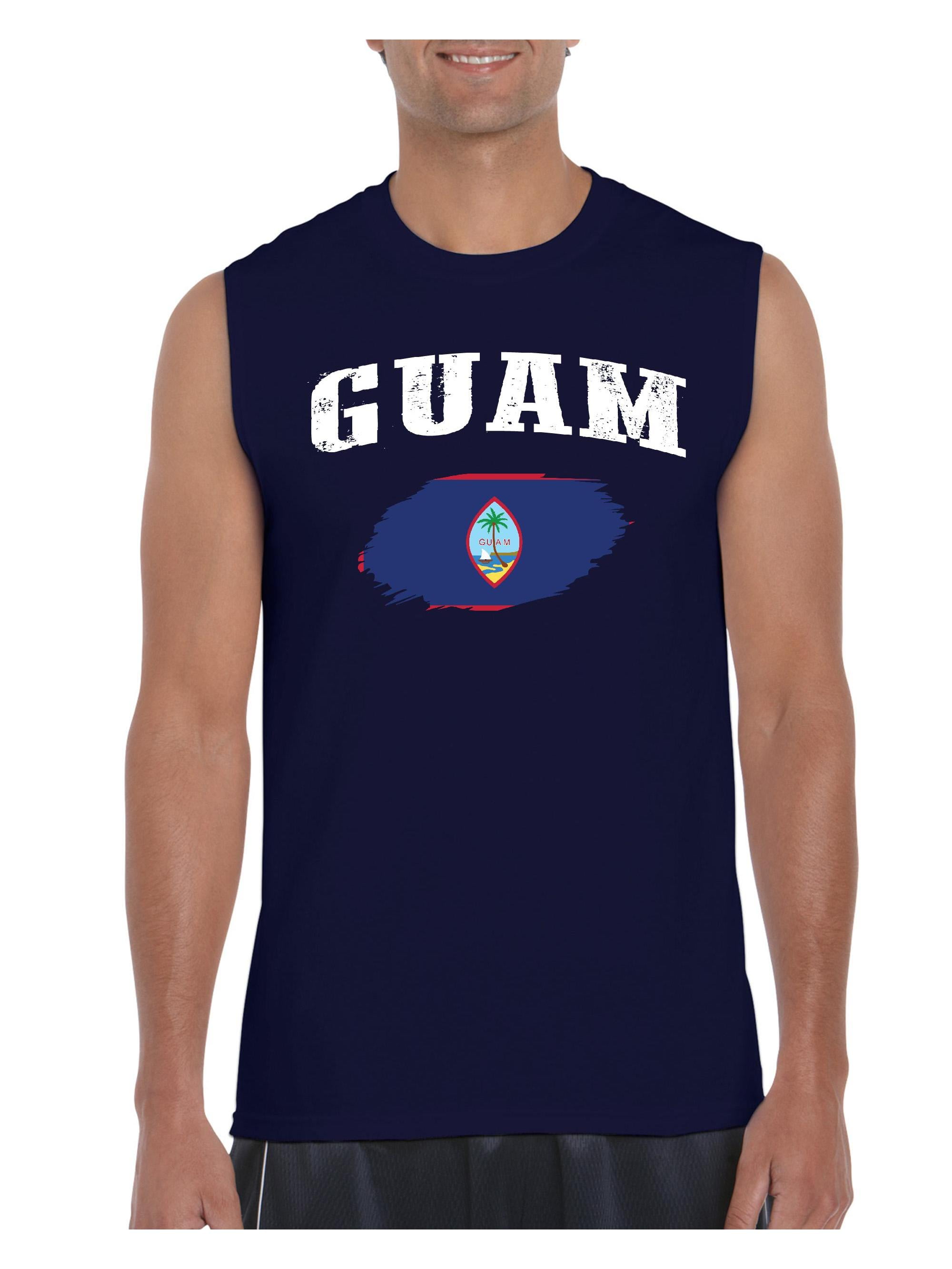 Mom's Favorite Mens Guam Flag Ultra Cotton Sleeveless TShirt