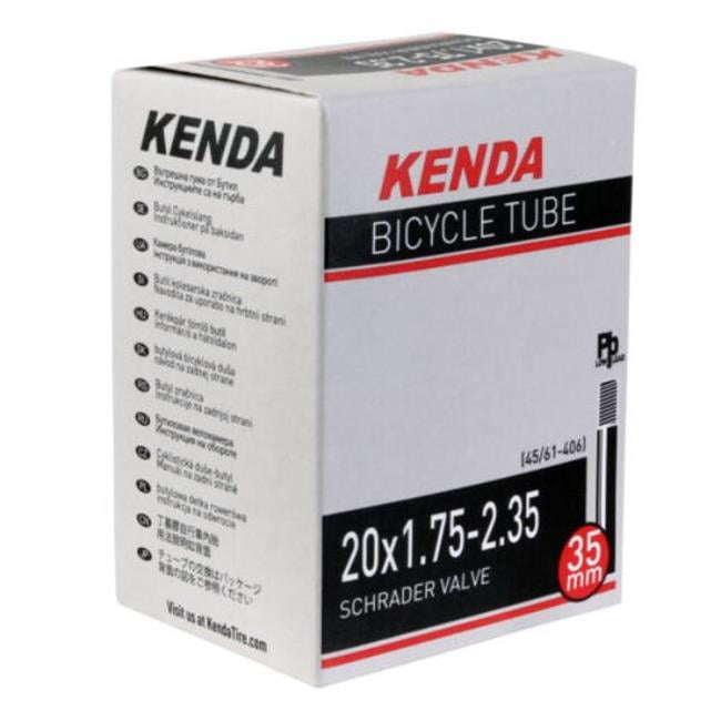 KENDA  16" x 1.75-2.35"  35mm SCHRADER VALVE BICYCLE TUBE 