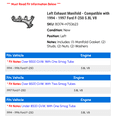 thumbnail image 2 of Left Exhaust Manifold - Compatible with 1994 - 1997 Ford F-250 5.8L V8 1995 1996, 2 of 2