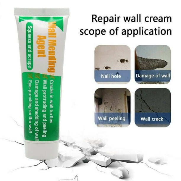 Powerful Wall Mending Agent Wall Holes Crack Filler Kit White with Free