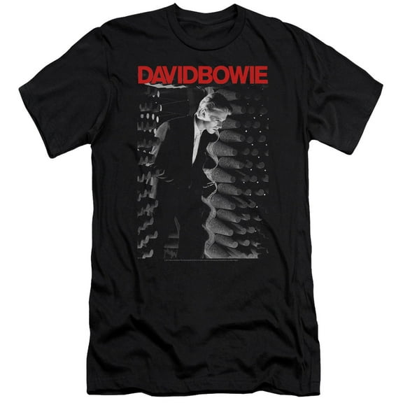 Men's David Bowie Station To Station Slim Fit T-shirt X-Large Black