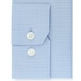 thumbnail image 2 of DKNY Mens Blue Check Collared Slim Fit Dress Shirt M 15.5- 32/33, 2 of 2