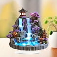 thumbnail image 5 of Bwiyojiz Home Decor Decoration Ornaments Desktop Rockery Flowing Water Fountains Living Room Feng Shui Wheel Circulation 2D Flat, Christmas Gifts, Multicolor, 5 of 6