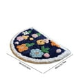 thumbnail image 3 of Harpi Bathroom Floor Mat Clearance, Bath Rugs, Cute Bathroom Carpet Semi-circular Bathroom Floral Bathroom Mat Soft and Water Absorbent Non Slip Bathtub Mat, 3 of 8