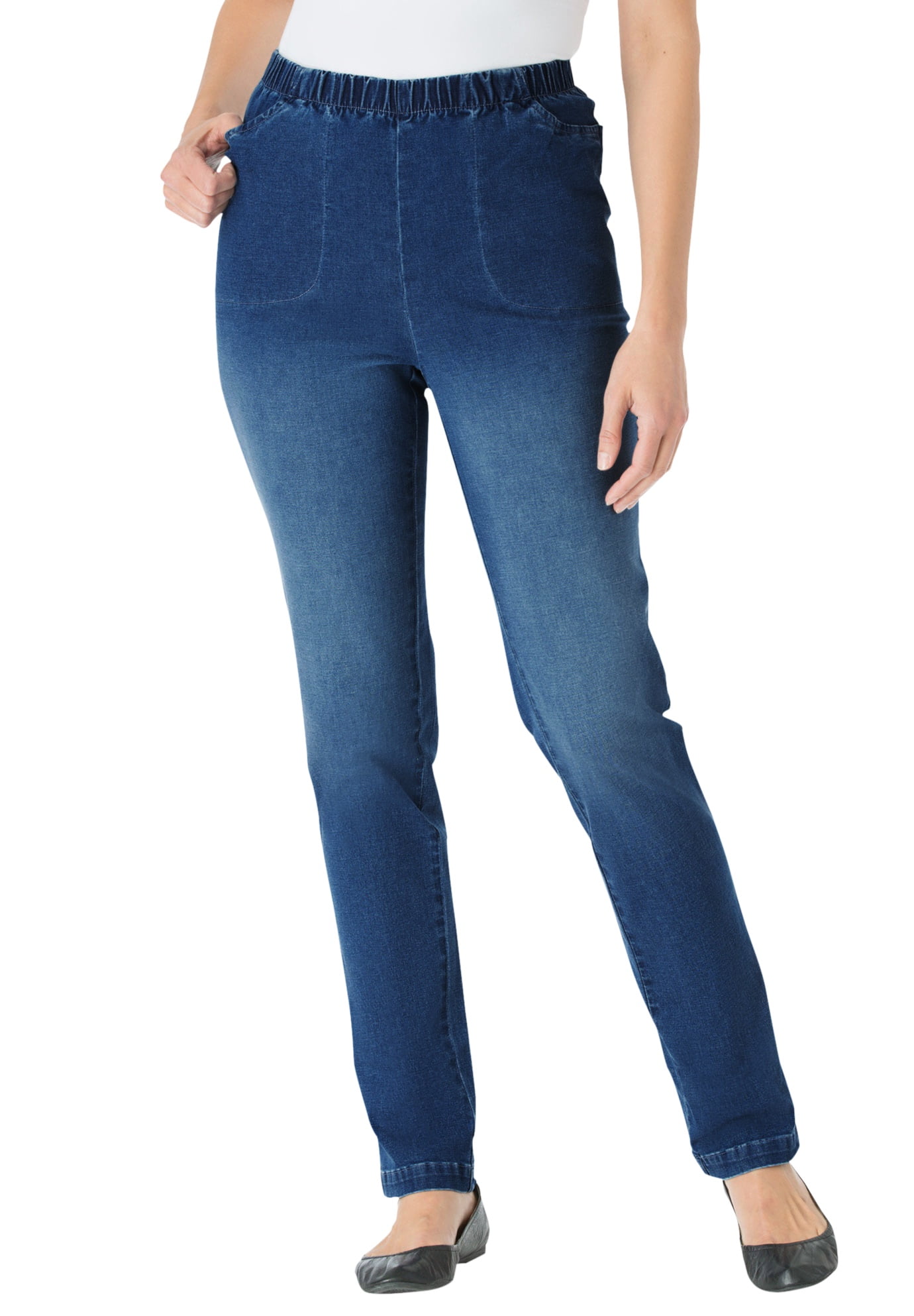 petite straight leg jeans women