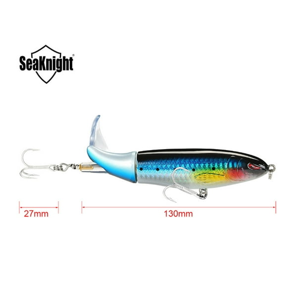 SeaKnight Fishing Lure 39g-130mm Topwater Baits Big Hard Bait Outdoor  Popper Fishing Lure with Treble Hook 