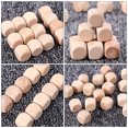 thumbnail image 3 of 100pcs Wooden Six-sided Blank Dices Square Blocks For Puzzle Game DIY Craft, 3 of 7