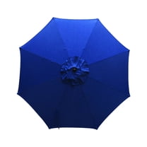 Living Accents 6.25" Navy Stripes Hexagon Market Patio Umbrella