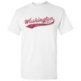 thumbnail image 3 of UGP Campus Apparel Washington DC City Baseball Script Basic Cotton T-Shirt - Medium - White, 3 of 6