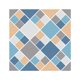thumbnail image 2 of 6 piezas de azulejos a cuadros azules y amarillos (20*20CM) - Azulejos autoadhesivos para cocina, salón, baño y decoración del hogar autoadhesivos, 2 of 5