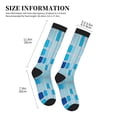 thumbnail image 3 of Compression Socks for Men Women -Prague Ratter Dog In Bathtub Knee High Compression Stockings for Men Women, 3 of 5