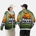thumbnail image 4 of Kdxio Halloween night Print Women Men Sun Protection UPF 50+ Jackets Zip Up Long Sleeve Hoodie Hiking Lightweight with Pockets, 4 of 7