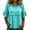 Mint Green02, variant on Womens Workout Tops Solid Crinkle Blouse, Ruffle Fringe Crew Neck Double Layer Flounce Short Sleeve Raw Frayed Trim Loose Gathered Pullover Top Womens T Shirts