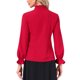 thumbnail image 3 of INSPIRAR CHIC Blusa Victoriana para Mujeres Vintage con Volantes de Manga Larga y Botones Camisa Gótica Tops L Rojo Oscuro, 3 of 5