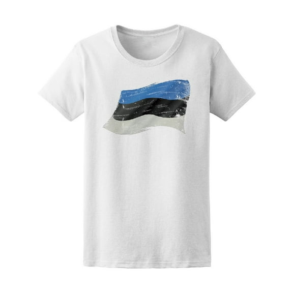 Estonian Grunge Flag T-Shirt Men -Image by Shutterstock, Male Large