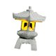 thumbnail image 1 of Figura en miniatura de pagoda, accesorios de decoración para casa de muñecas con pecera luminosa Estilo B, 1 of 9
