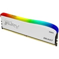 thumbnail image 4 of Memoria RAM DDR4 8GB 3200Mhz KINGSTON FURY BEAST RGB Blanco 1X8Gb Kingston KF432C16BWA/8, 4 of 5