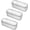3 Pack, variant on XIMEI Makeup Brush Holder Organizer, Clear Makeup Sponges Organizer, Cosmetic Storage Case with Lid for Vanity, 1 Compartment, 3-Pack