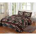 thumbnail image 1 of Ensemble de Literie Courtepointe Patchwork Ours LL Home, Grand Lit (108"x90 Pouces), 1 of 4