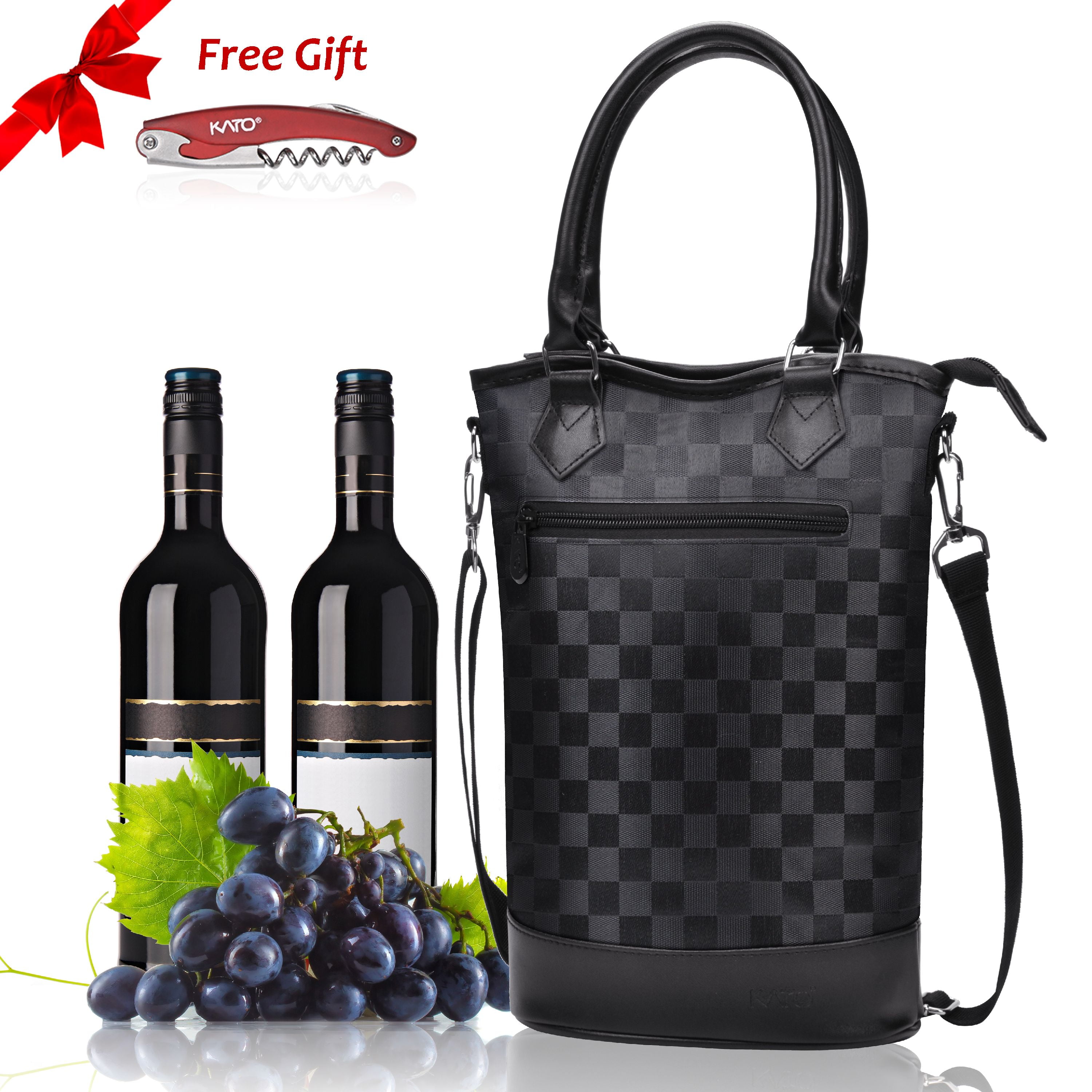 2 bottle wine cooler bag