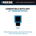 thumbnail image 5 of Reese Towpower 21344 Trailer Hitch Ball Mount, Fits 2 Inch Square Receiver, 4 Inch Drop, 2.75 Inch Rise, 7,500 lbs. Capacity, Black, 5 of 6