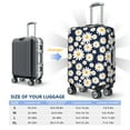 thumbnail image 6 of Xecao Daisy Floral print Elastic Luggage Cover, with double-sided print , is perfect for travel, business, and daily use, 6 of 9