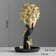 thumbnail image 5 of Estatuilla de cara Estatua de de cara moderna, de arte, manualidades, adornos de personajes, escultura para decoración, librería, sala de Fanmusic Estatuilla de cara, 5 of 7